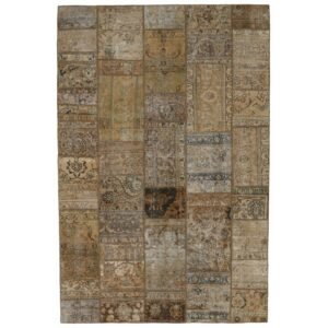 Vintage Patchwork orientalisk matta 202 x 307 cm