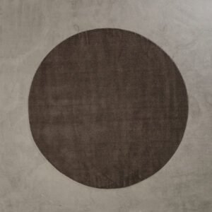 Woven Works Canvas ullmatta ø 250 cm brun