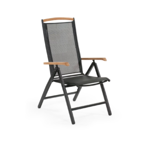 Brafab Andy utomhusstol svart / teak