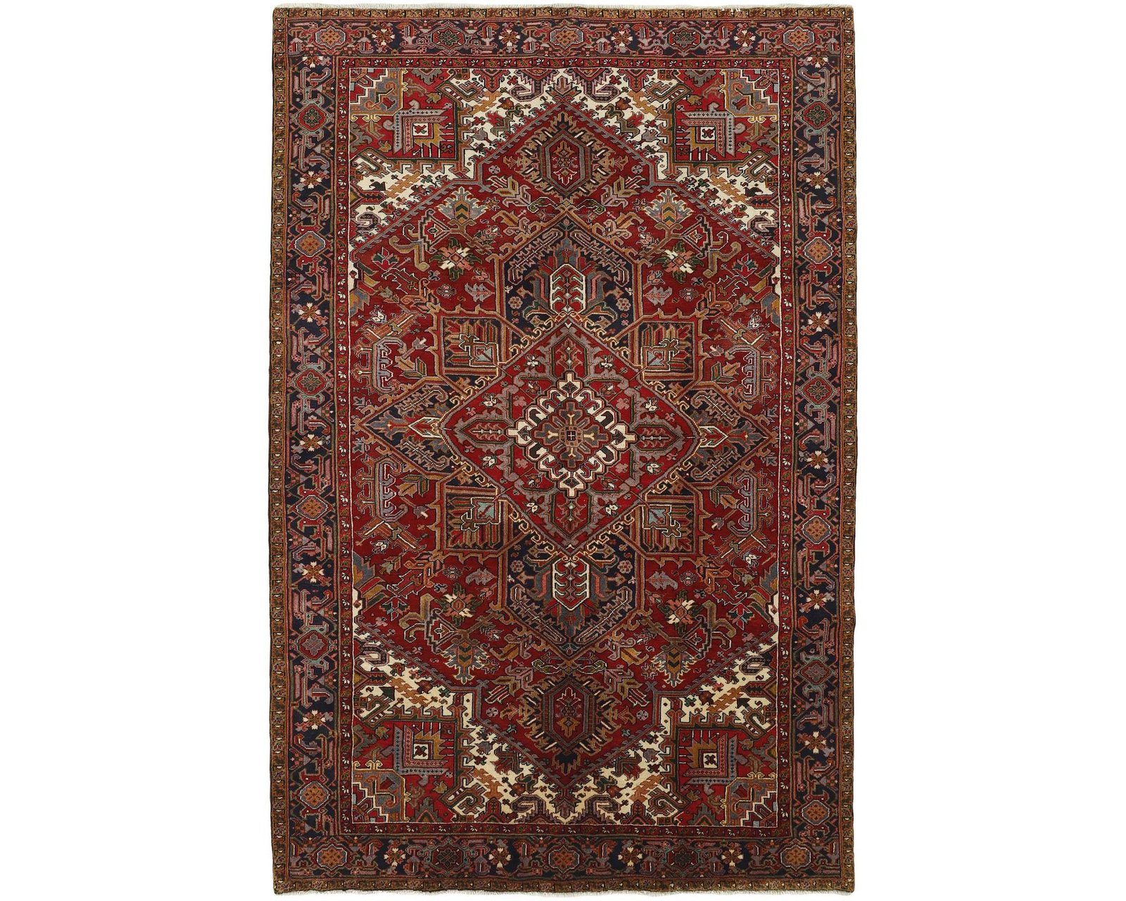Heriz orientalisk matta 201 x 307 cm