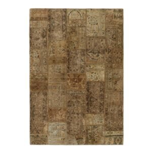 Vintage Patchwork orientalisk matta 143 x 208 cm