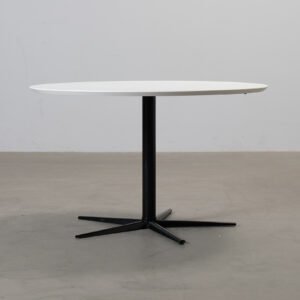 Sofacompany Allie matbord ø 120 cm vit / svart