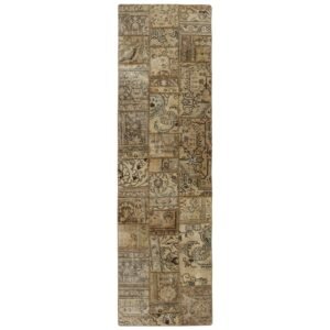 Vintage Patchwork orientalisk matta 75 x 258 cm