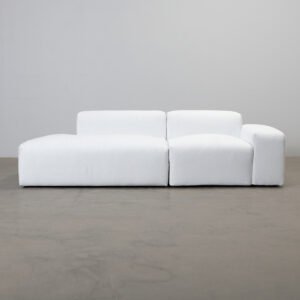 ikimakee Kamu 3-sits soffa med öppet avslut vit