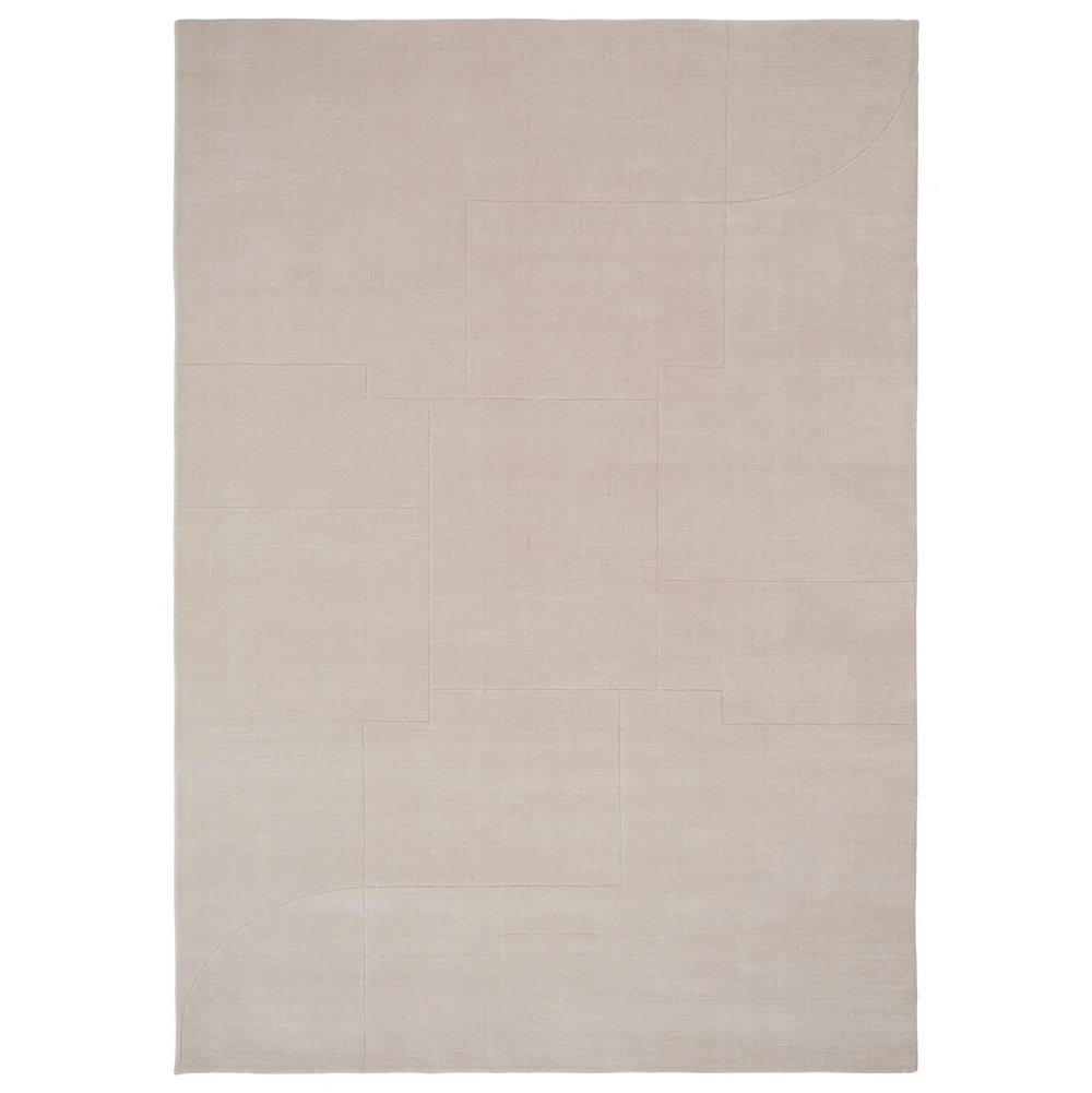 Linie Design, Geometric Maze Beige 250x350 matta