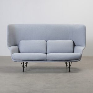 Herman Miller Striad Lounge 2-sits soffa ljusblå