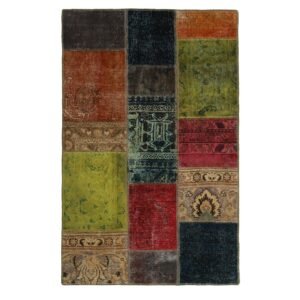Vintage Patchwork orientalisk matta 103 x 159 cm