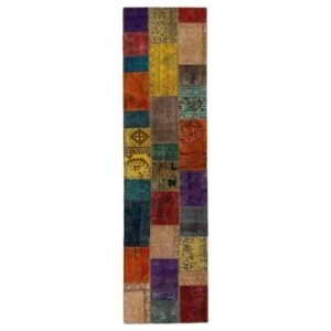 Vintage Patchwork orientalisk matta 82 x 309 cm