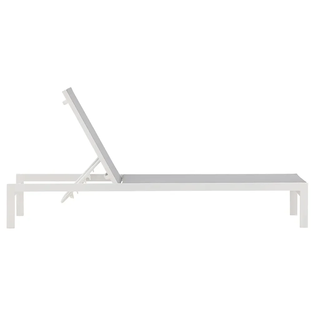 Venture Design, Copacabana Solsäng Vit/Grå  2-pack