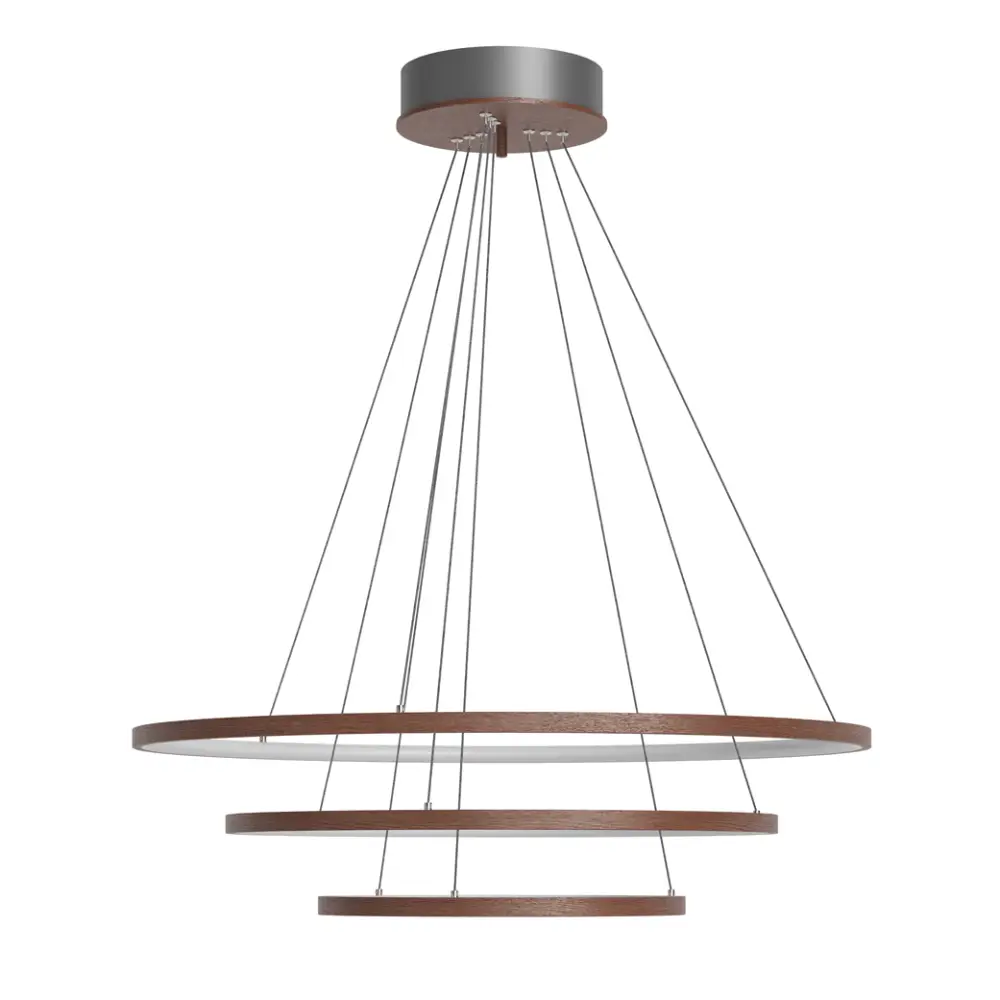 by Rydéns, Trione Taklampa Ø80cm LED valnöt