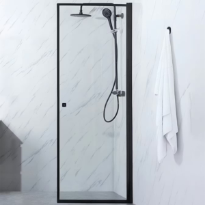 Bathlife Profil duschdörr svart