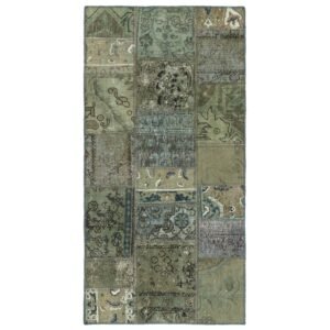 Vintage Patchwork orientalisk matta 75 x 153 cm