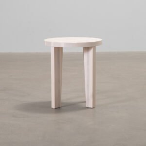 Witka Wood P’U stol vit