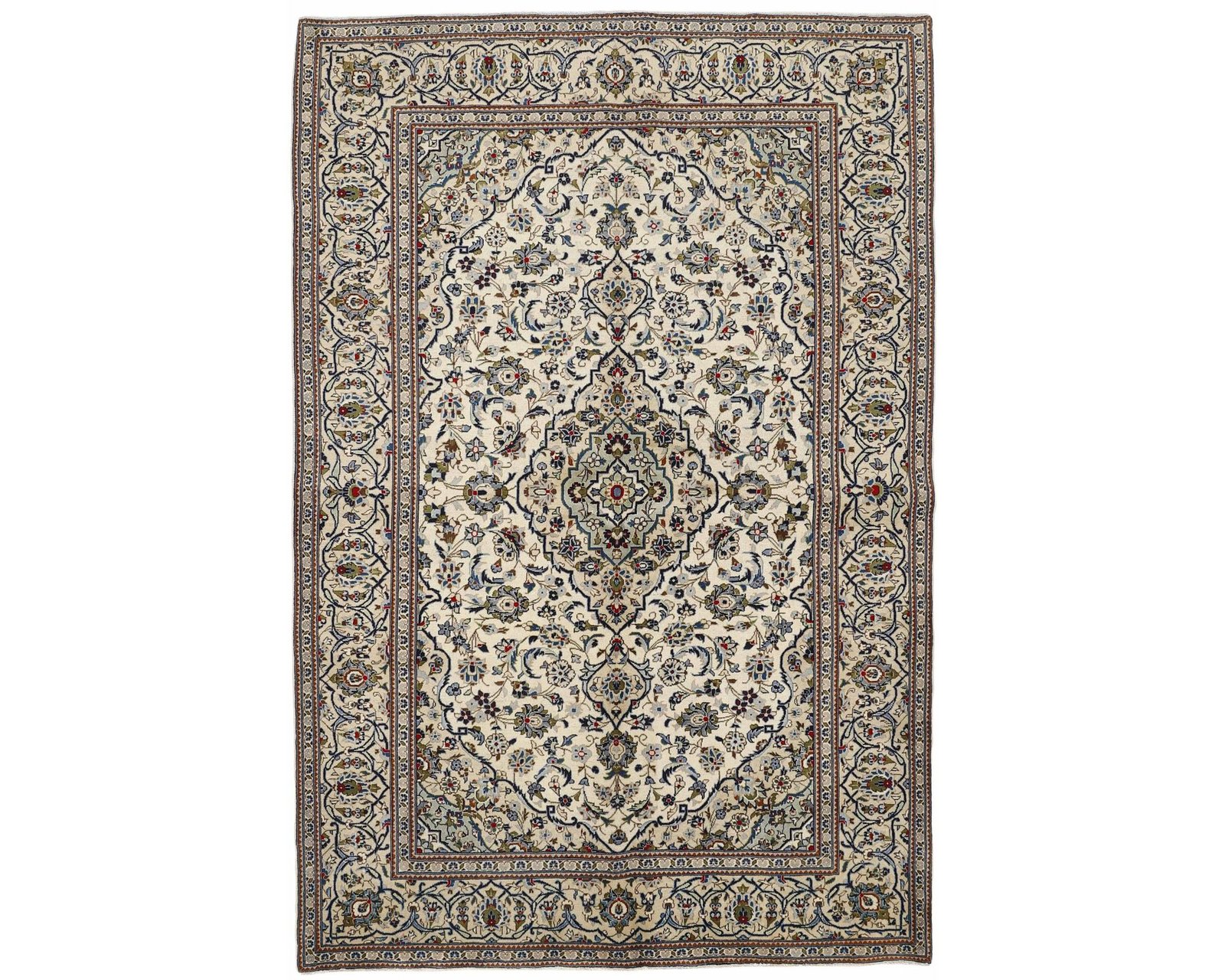 Keshan Fine orientalisk matta 193 x 297 cm