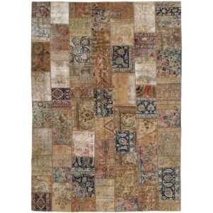 Vintage Patchwork orientalisk matta 252 x 360 cm