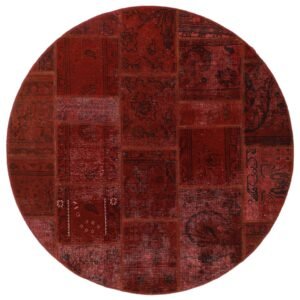 Vintage Patchwork orientalisk matta ø 150 cm