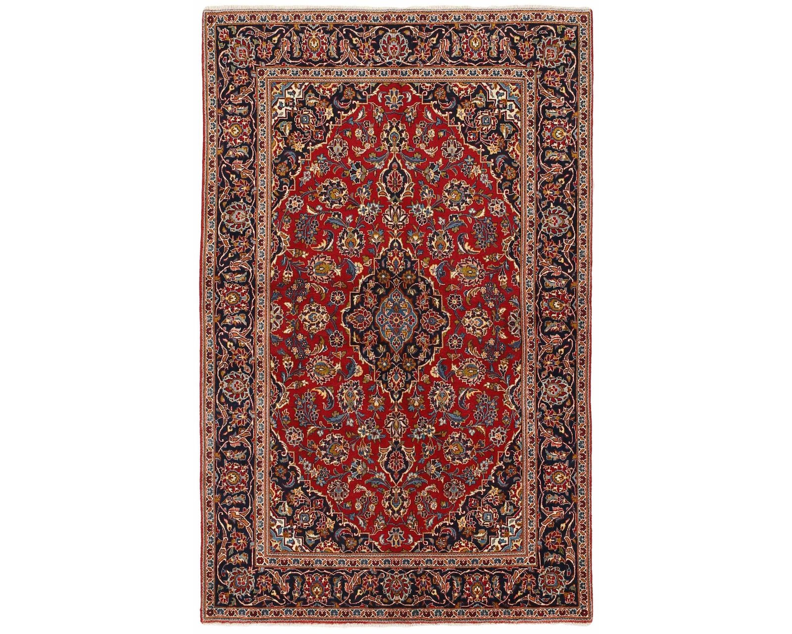 Keshan orientalisk matta 140 x 221 cm