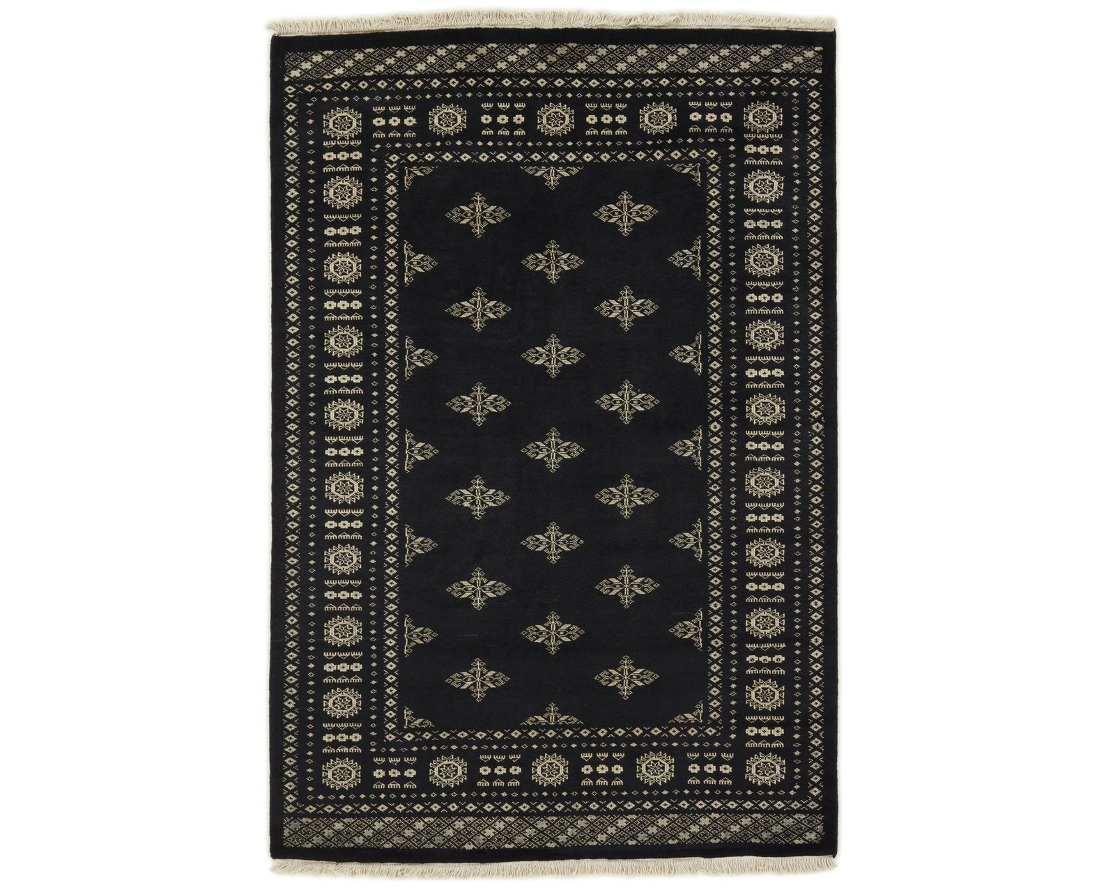 Pakistan handknotted orientalisk matta 142 x 208 cm