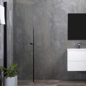 Bathlife Mångsidig duschdörr 45° svart