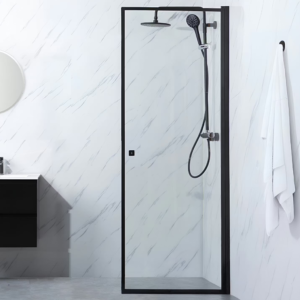 Bathlife Profil duschdörr svart