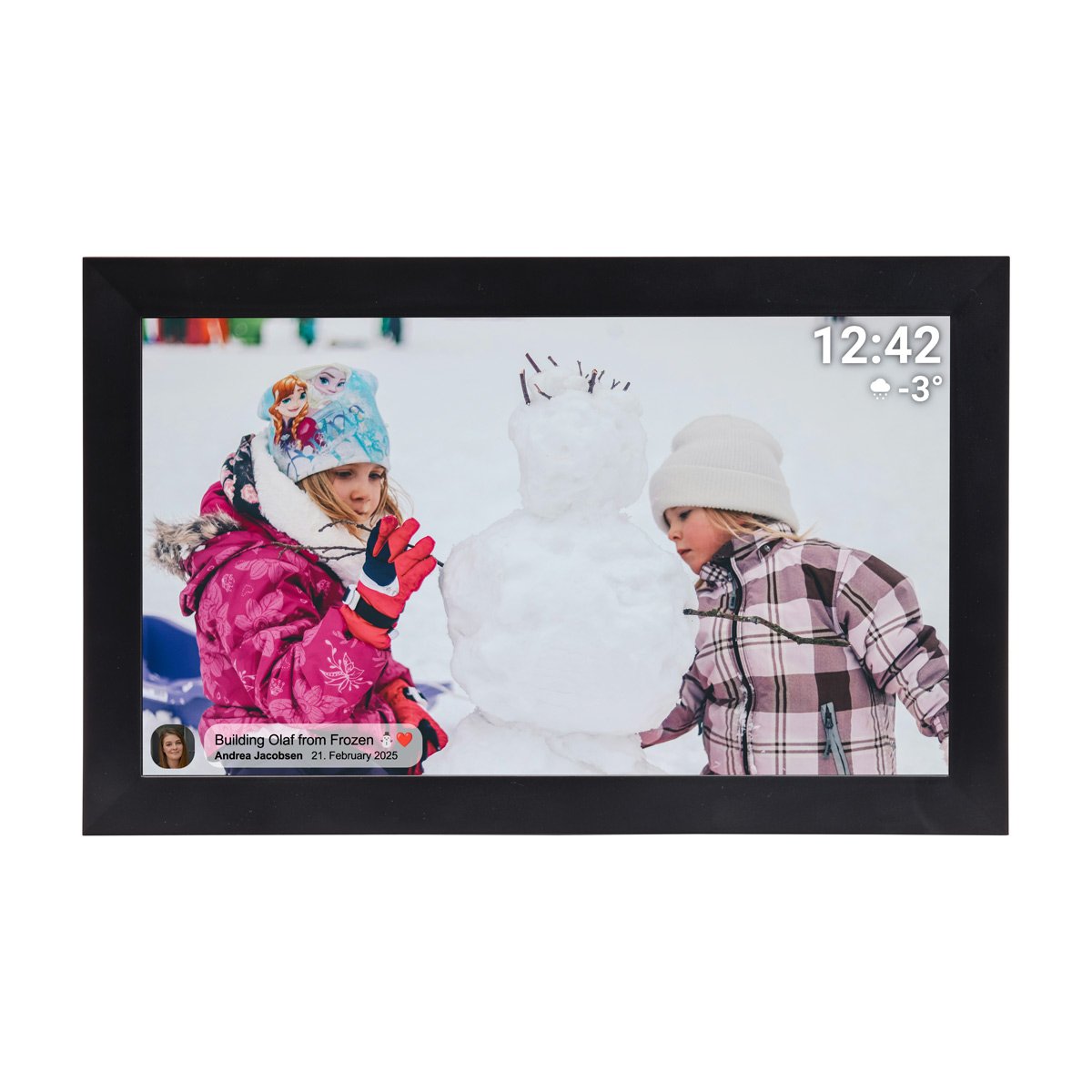 Denver PFF-1504B Digitala fotoram Svart