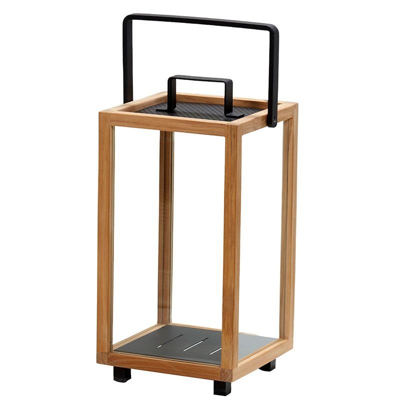 Cane-line, Lighthouse Ljuslykta Grå/Teak Liten