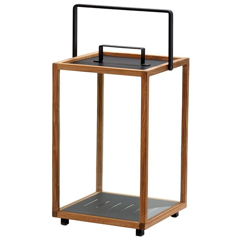 Cane-line, Lighthouse ljuslykta stor Grå/Teak