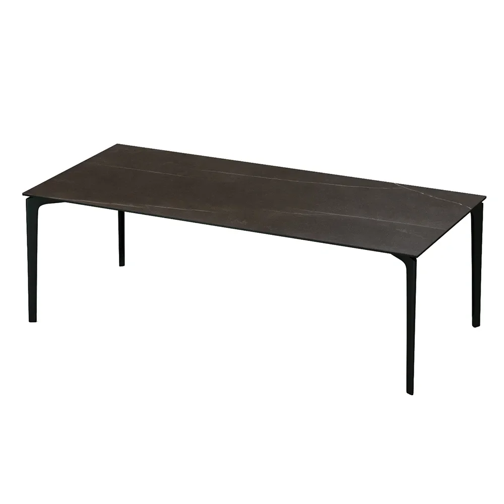 Fast, Allsize Matbord 221x101 cm Grey / Gres Smoky