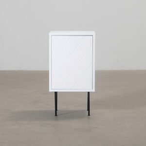 FeelDesign Romb nattduksbord vit