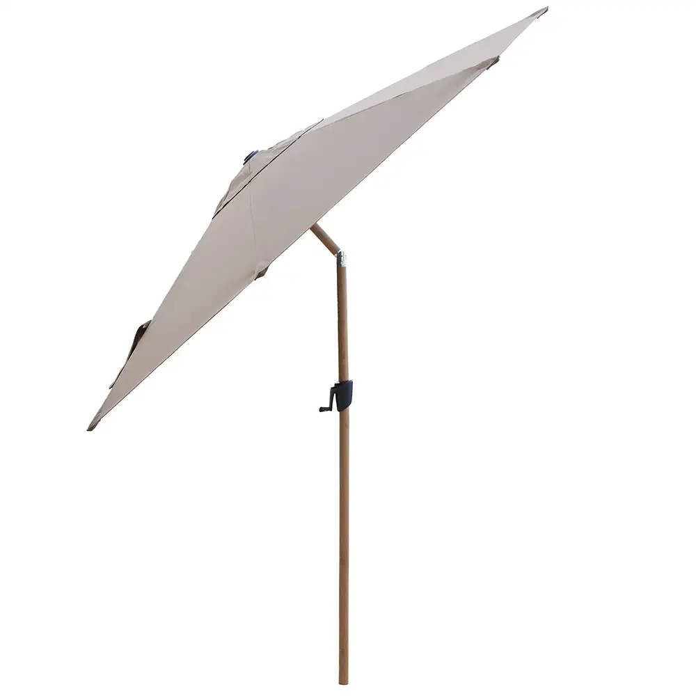 Cane-line, Sunshade parasoll 300 cm Taupe / Wood look
