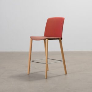 Arper Mixu barstol röd / brun