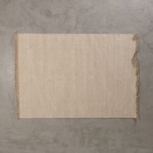 GOF Moonlight ull / jute matta 170 x 240 cm beige