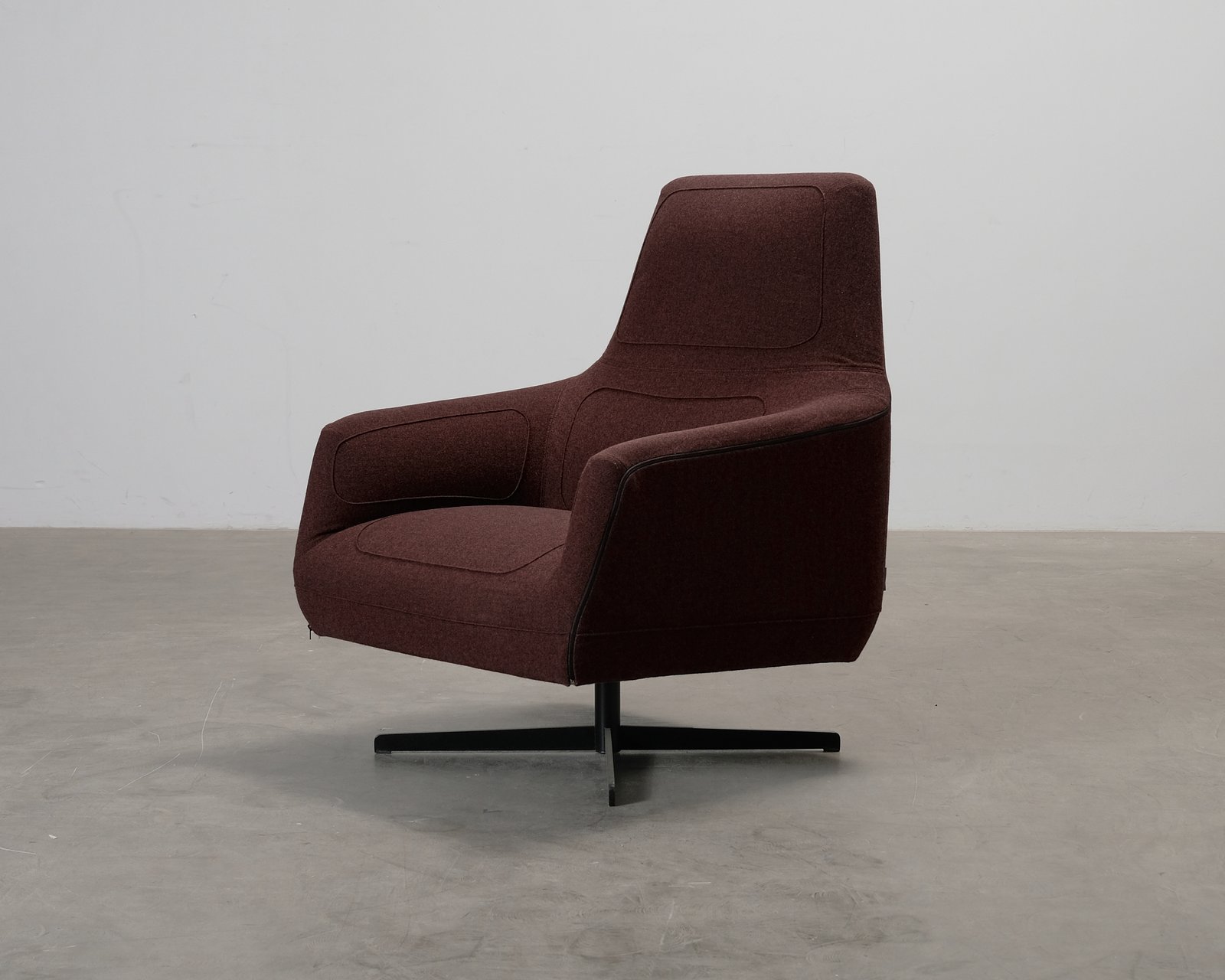 Tacchini fåtölj vinröd