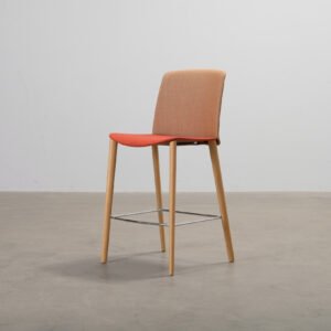 Arper Mixu barstol röd / brun