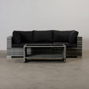 Bahamas 3-sits trädgårdssoffa med soffbord