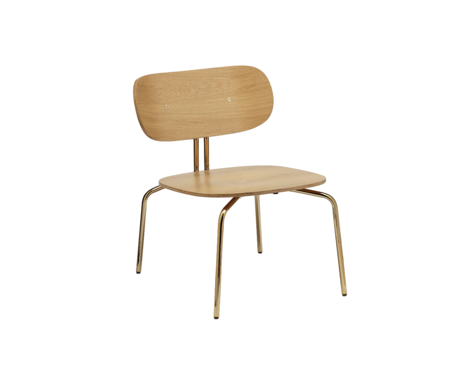 Umage Curious Lounge fåtölj mässing