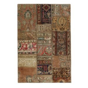 Vintage Patchwork orientalisk matta 106 x 154 cm
