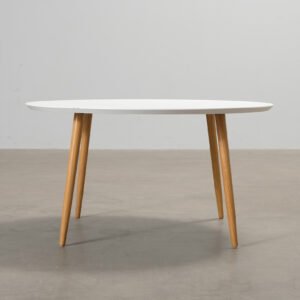 Sofacompany Hubert soffbord ø 90 cm vit / ek