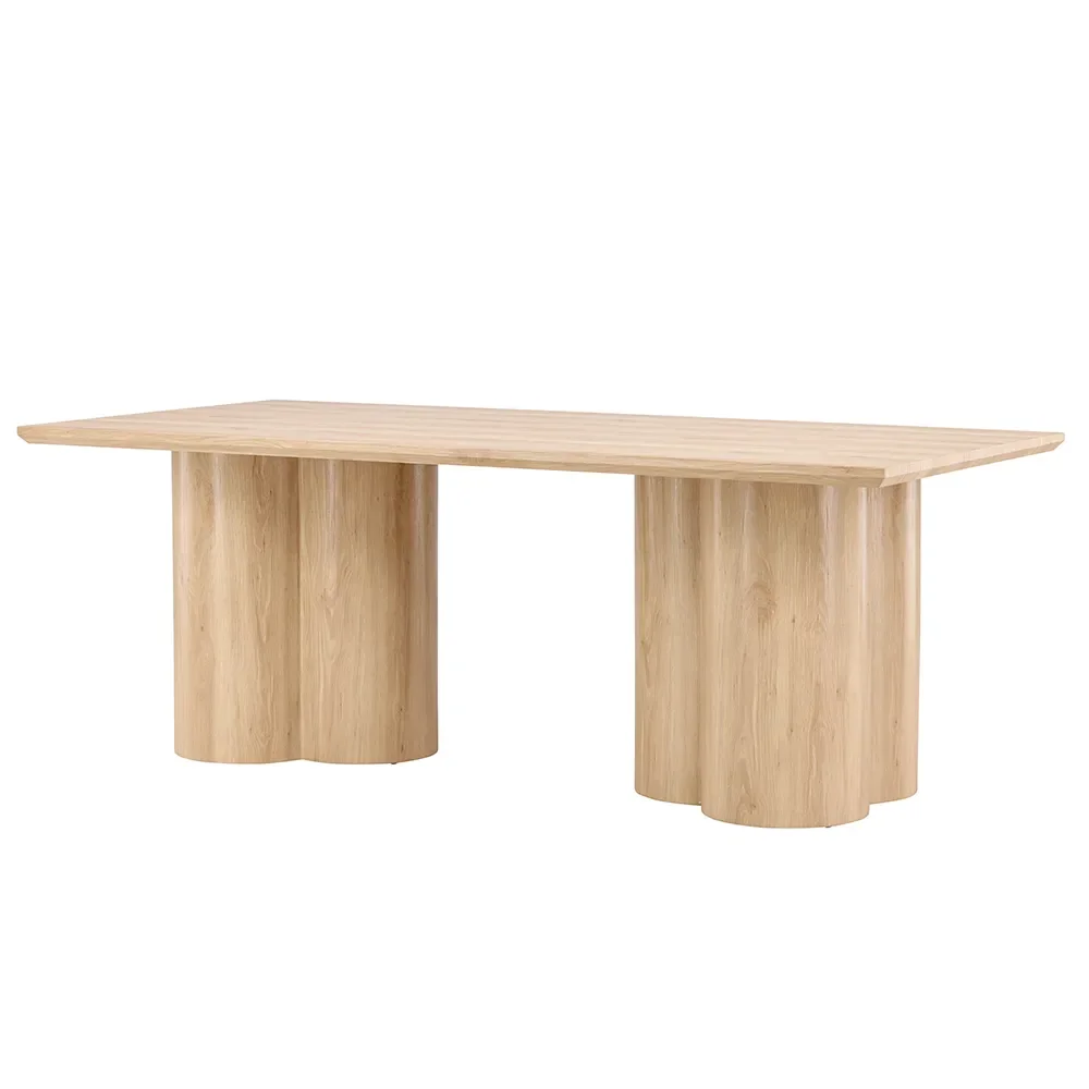 Venture Design, Olivia matbord 100x210 cm Vitputsad