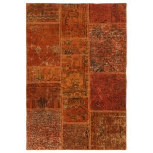 Vintage Patchwork orientalisk matta 104 x 154 cm