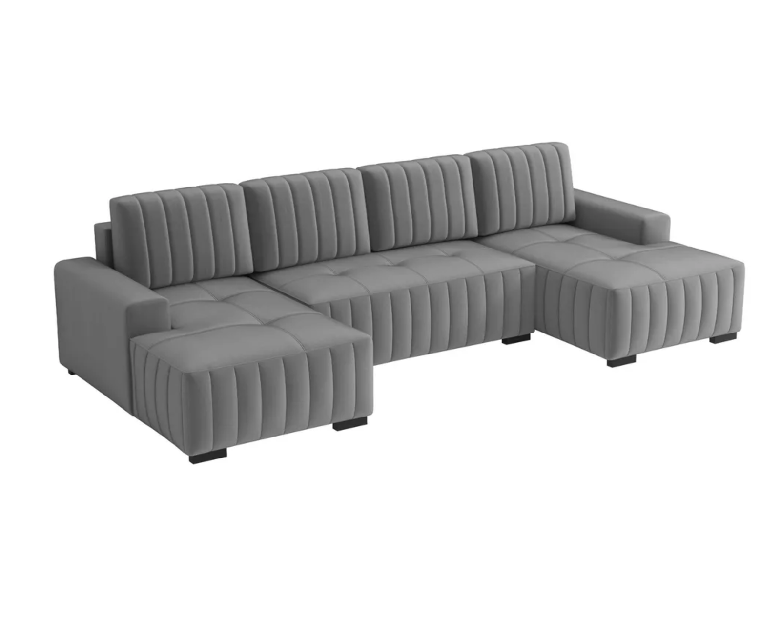 Esher 4-sits bäddsoffa grå