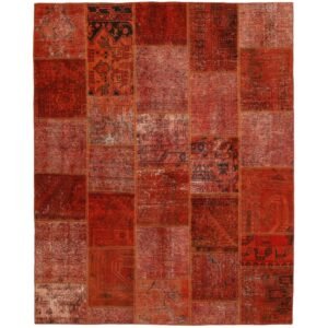 Vintage Patchwork orientalisk matta 202 x 251 cm