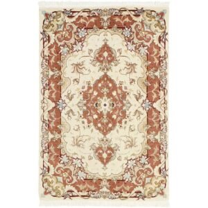 Tabriz 50 orientalisk matta 62 x 91 cm
