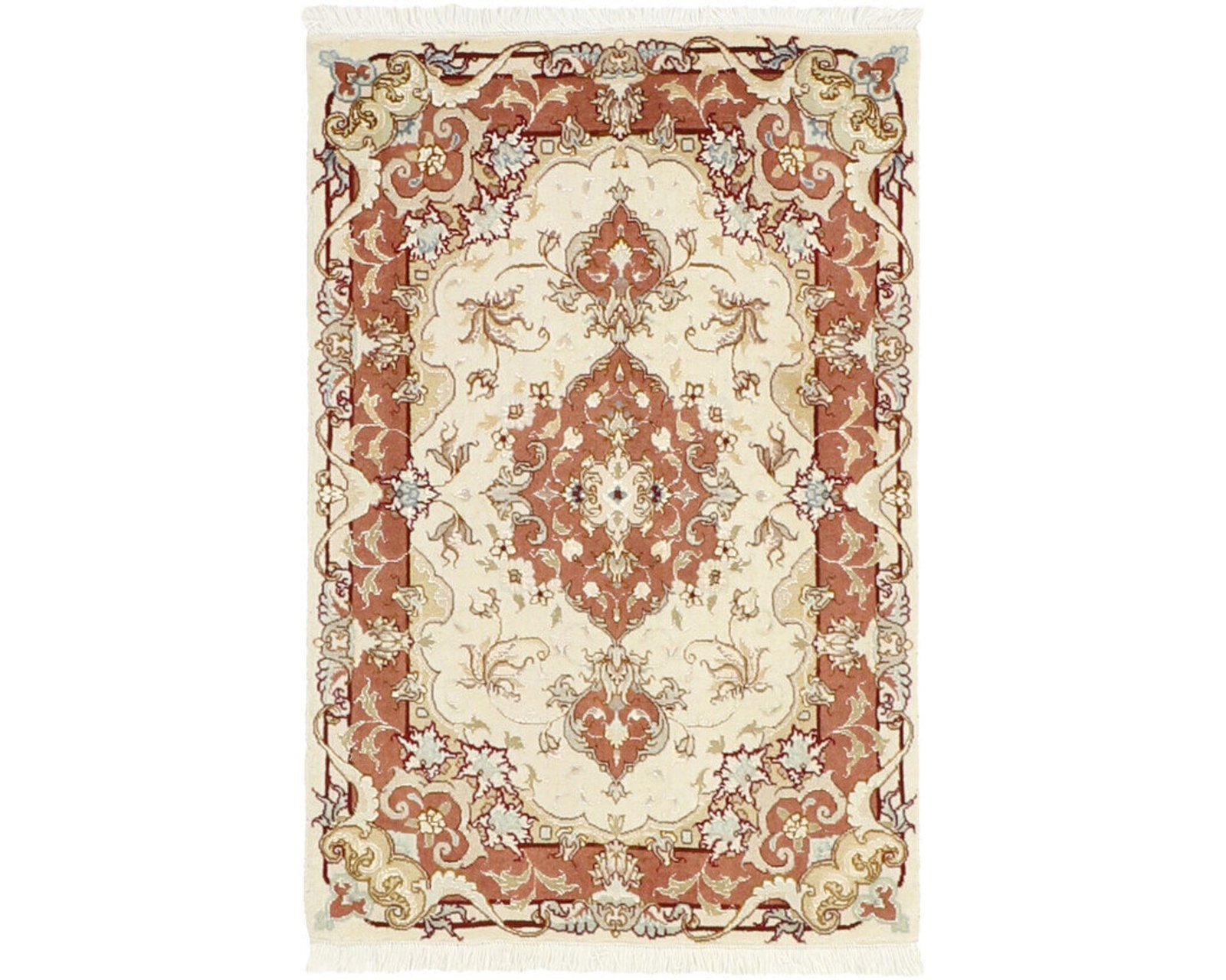 Tabriz 50 orientalisk matta 62 x 91 cm