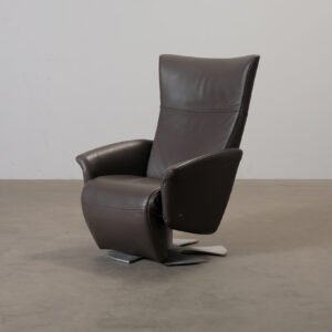 Rolf Benz recliner fåtölj brun läder