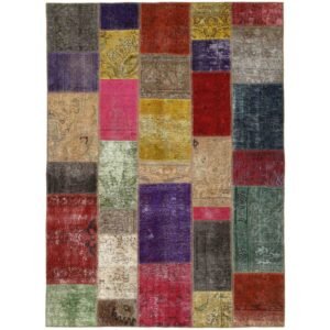 Vintage Patchwork orientalisk matta 170 x 233 cm