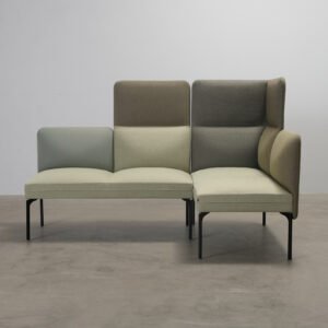 Fora Form Senso Patchwork 3-sits soffa grön