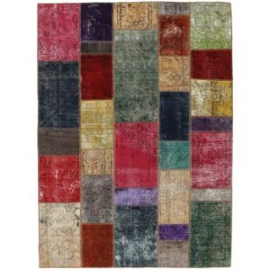 Vintage Patchwork orientalisk matta 171 x 233 cm