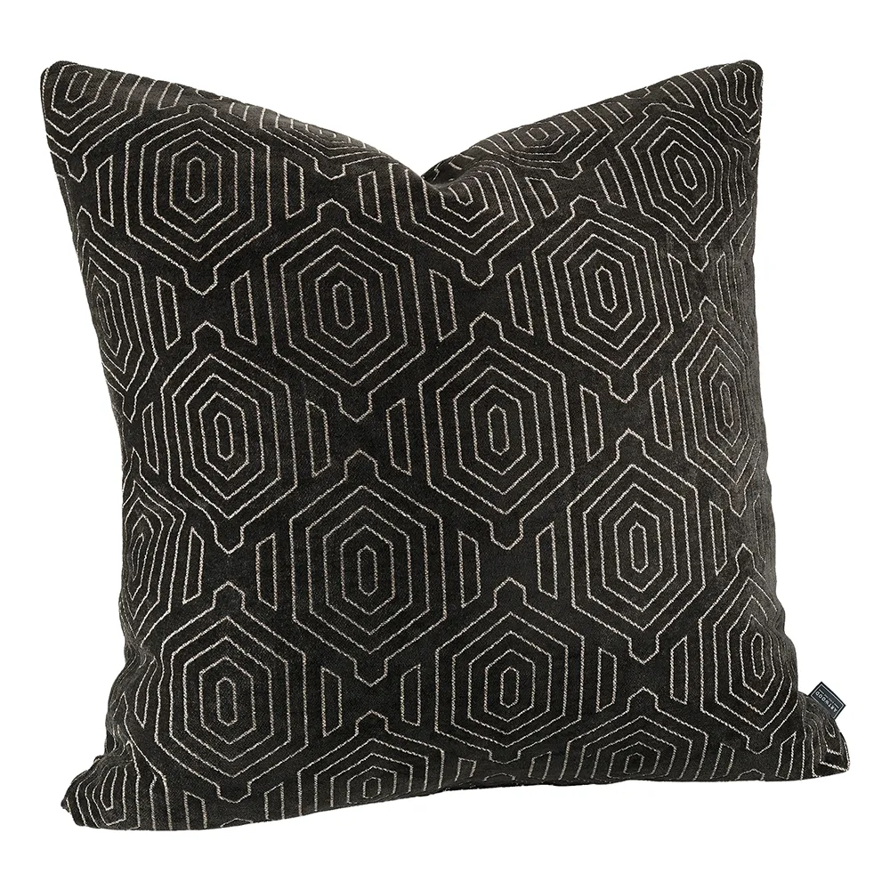 Artwood, Laurel Ethnic dark brown kuddfodral 60x40 cm