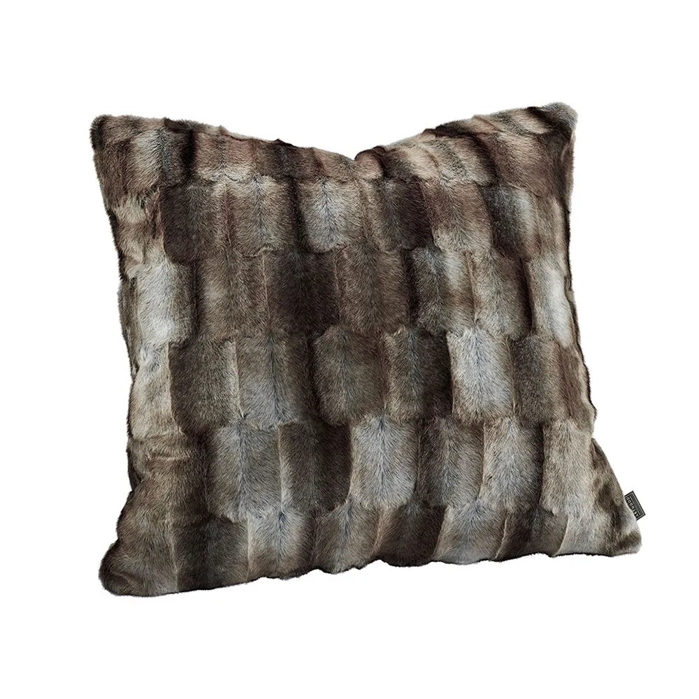 Artwood, BELMONT Kuddfodral Grey/Simply Greige med baksida i vävt tyg 60x60 cm